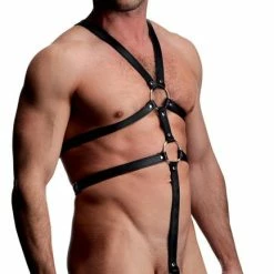Men's Fetish Clothes Extreme Sex Toys, Bondage, & Fucking Machines | ExtremeRestraintsSTRICT Male Body Harness
