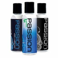 Water Based Lube Extreme Sex Toys, Bondage, & Fucking Machines | ExtremeRestraints3pc Passion Lubricant Sampler Set