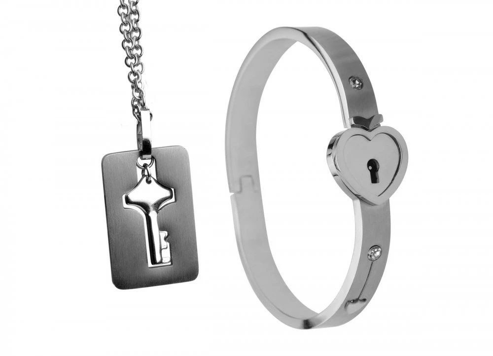 Clothing Accessories Extreme Sex Toys, Bondage, & Fucking Machines | ExtremeRestraintsCuffed Locking Bracelet And Key Necklace 7 Clothing Accessories Extreme Sex Toys, Bondage, & Fucking Machines | ExtremeRestraintsCuffed Locking Bracelet And Key Necklace - Image 5