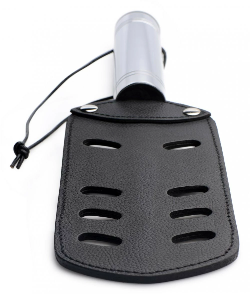 Paddles & Slappers Extreme Sex Toys, Bondage, & Fucking Machines | ExtremeRestraintsLeather Paddle With Slots 6 Paddles & Slappers Extreme Sex Toys, Bondage, & Fucking Machines | ExtremeRestraintsLeather Paddle With Slots - Image 4