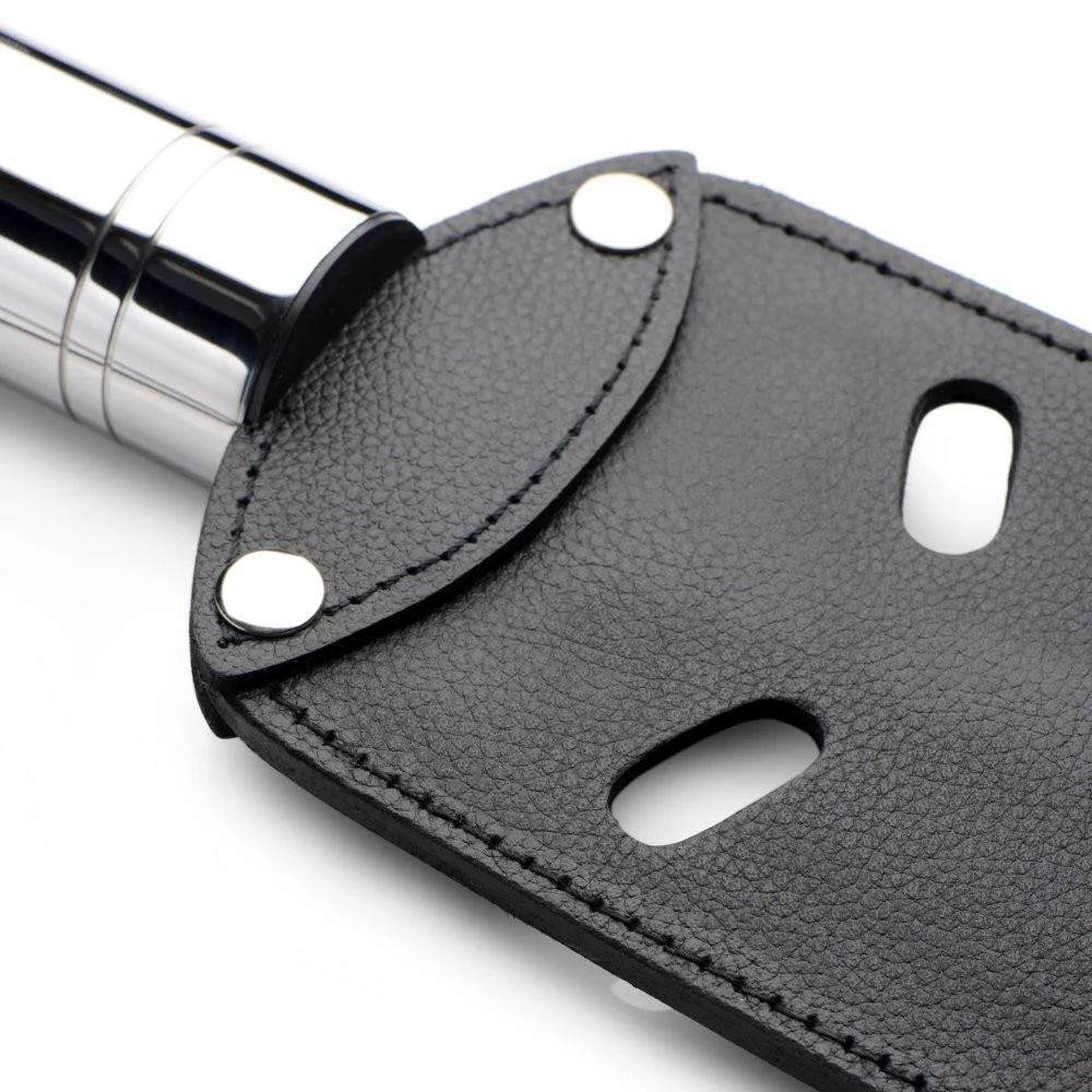 Paddles & Slappers Extreme Sex Toys, Bondage, & Fucking Machines | ExtremeRestraintsLeather Paddle With Slots 9 Paddles & Slappers Extreme Sex Toys, Bondage, & Fucking Machines | ExtremeRestraintsLeather Paddle With Slots - Image 7