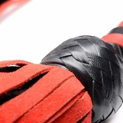 Floggers Extreme Sex Toys, Bondage, & Fucking Machines | ExtremeRestraintsIsabella Sinclaire Black And Red Suede Flogger -SEX TOY SHOP afxis114 003