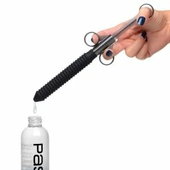 Enhancement Products Extreme Sex Toys, Bondage, & Fucking Machines | ExtremeRestraintsRibbed Silicone Lubricant Launcher -SEX TOY SHOP ag117 blue bottle 1000