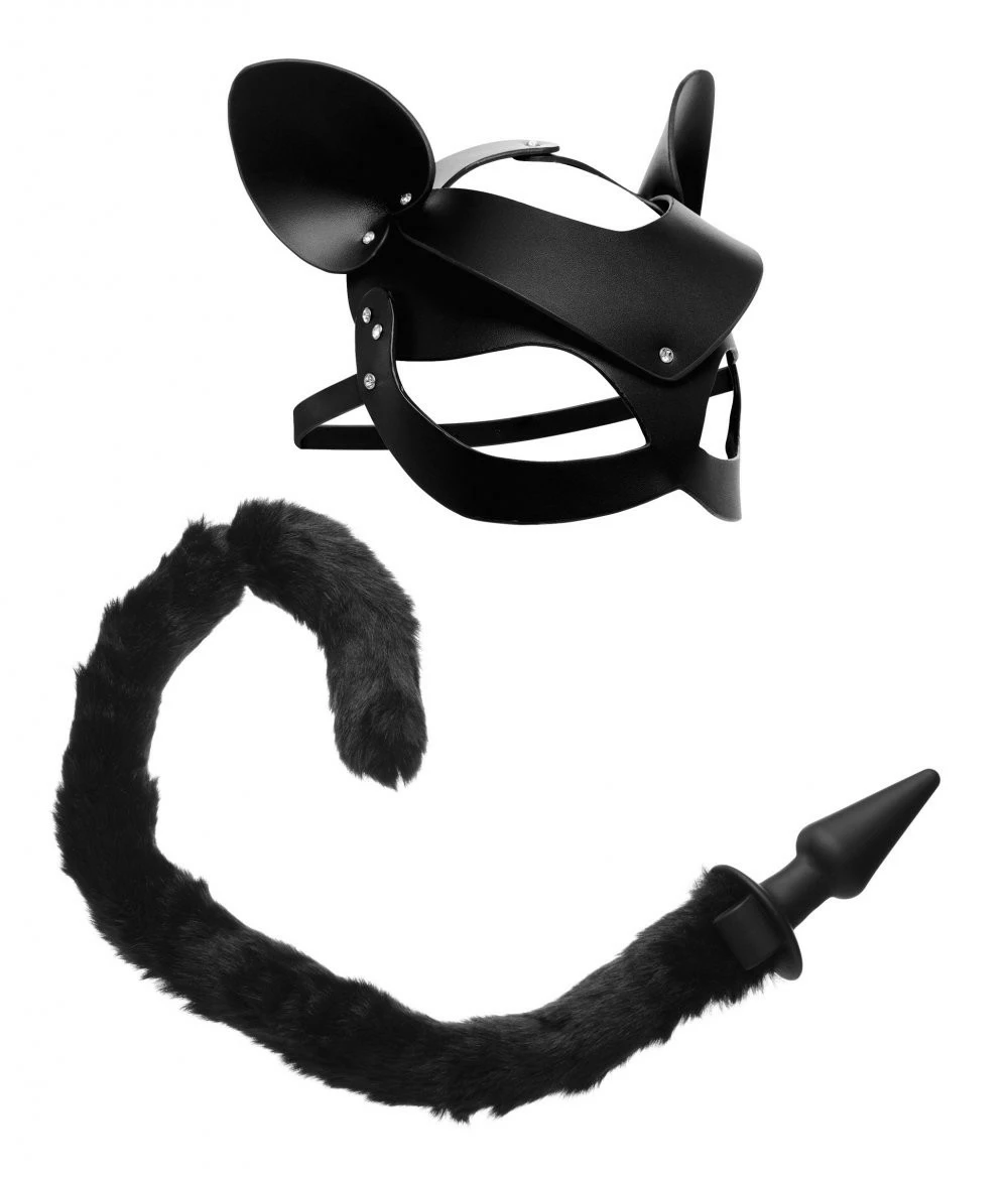 Fetish Masks Extreme Sex Toys, Bondage, & Fucking Machines | ExtremeRestraintsCat Tail Anal Plug And Mask Set 9 Fetish Masks Extreme Sex Toys, Bondage, & Fucking Machines | ExtremeRestraintsCat Tail Anal Plug And Mask Set - Image 7