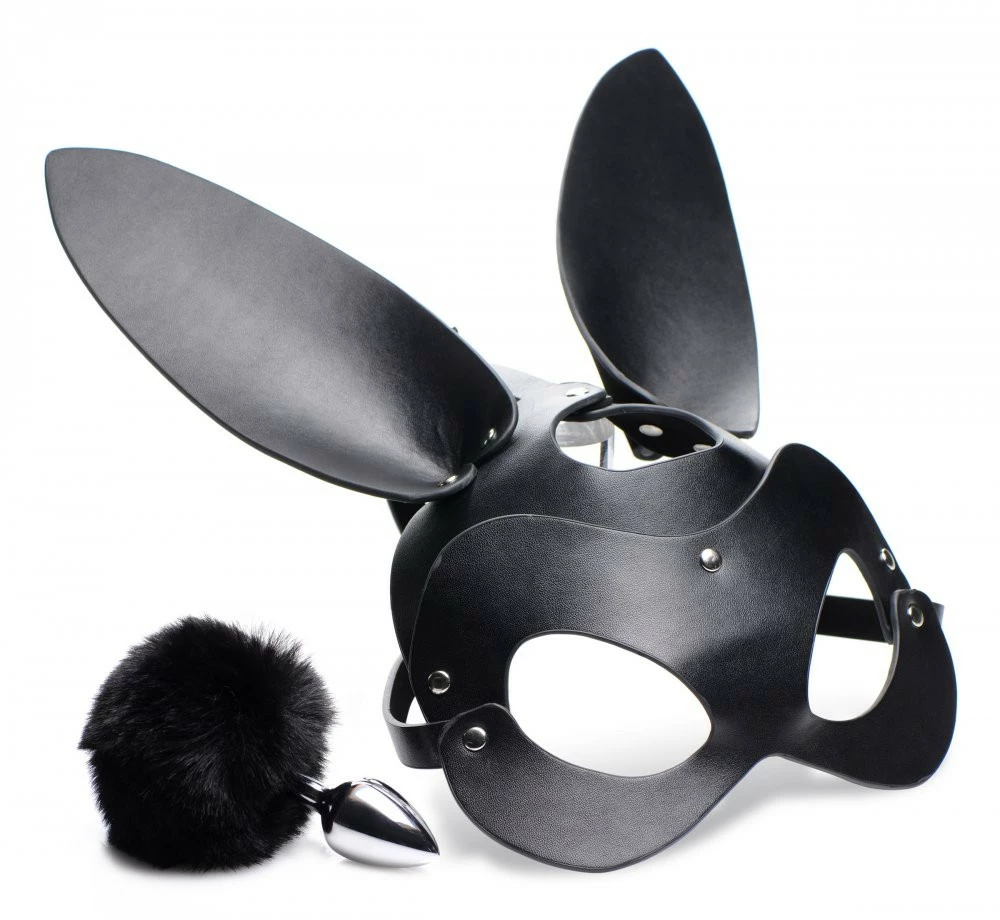 Fetish Masks Extreme Sex Toys, Bondage, & Fucking Machines | ExtremeRestraintsBunny Tail Anal Plug And Mask Set 6 Fetish Masks Extreme Sex Toys, Bondage, & Fucking Machines | ExtremeRestraintsBunny Tail Anal Plug And Mask Set - Image 4