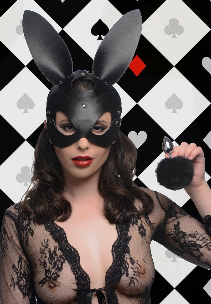 Fetish Masks Extreme Sex Toys, Bondage, & Fucking Machines | ExtremeRestraintsBunny Tail Anal Plug And Mask Set 4 Fetish Masks Extreme Sex Toys, Bondage, & Fucking Machines | ExtremeRestraintsBunny Tail Anal Plug And Mask Set - Image 2