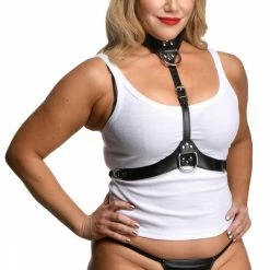 Harnesses Extreme Sex Toys, Bondage, & Fucking Machines | ExtremeRestraintsFemale Chest Harness -SEX TOY SHOP ag325 xl model 001b 844x1300