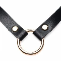 Clothing Accessories Extreme Sex Toys, Bondage, & Fucking Machines | ExtremeRestraintsPosh Pet Gold Ring Slim Choker -SEX TOY SHOP ag537 003 1000x1000