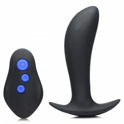 Male E-Stim Accessories Extreme Sex Toys, Bondage, & Fucking Machines | ExtremeRestraints64X Pro-Shocker Vibrating And E-stim Prostate Plug -SEX TOY SHOP ag551 001 1000x966