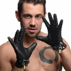 Extreme Sex Toys, Bondage, & Fucking Machines | ExtremeRestraintsLocking Vampire Gloves