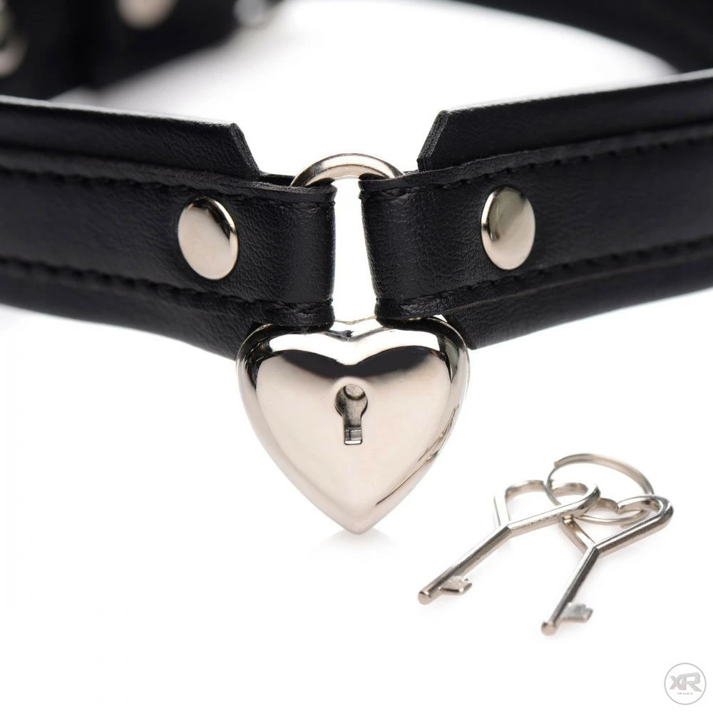 Clothing Accessories Extreme Sex Toys, Bondage, & Fucking Machines | ExtremeRestraintsLocking Heart Collar 7 Clothing Accessories Extreme Sex Toys, Bondage, & Fucking Machines | ExtremeRestraintsLocking Heart Collar - Image 5
