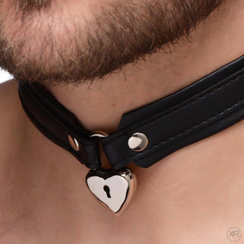 Clothing Accessories Extreme Sex Toys, Bondage, & Fucking Machines | ExtremeRestraintsLocking Heart Collar 5 Clothing Accessories Extreme Sex Toys, Bondage, & Fucking Machines | ExtremeRestraintsLocking Heart Collar - Image 3
