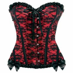 Corsets Extreme Sex Toys, Bondage, & Fucking Machines | ExtremeRestraintsScarlet Seduction Lace-up Corset And Thong -SEX TOY SHOP ag993 m l model 005