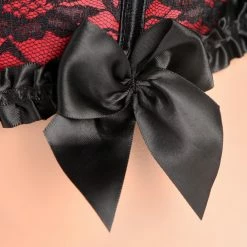 Corsets Extreme Sex Toys, Bondage, & Fucking Machines | ExtremeRestraintsScarlet Seduction Lace-up Corset And Thong -SEX TOY SHOP ag993 xl 003