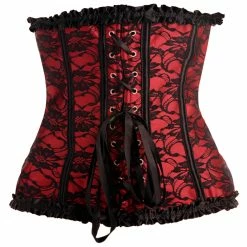 Corsets Extreme Sex Toys, Bondage, & Fucking Machines | ExtremeRestraintsScarlet Seduction Lace-up Corset And Thong -SEX TOY SHOP ag993 xl model 008