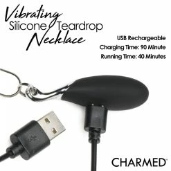 Clothing Accessories Extreme Sex Toys, Bondage, & Fucking Machines | ExtremeRestraints10X Vibrating Silicone Teardrop Necklace -SEX TOY SHOP ah103 2 03 2 1000x1000