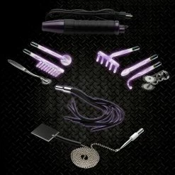 Electrical Units Extreme Sex Toys, Bondage, & Fucking Machines | ExtremeRestraintsUltra Neo Violet Wand 10 Piece Set