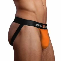 Men's Fetish Clothes Extreme Sex Toys, Bondage, & Fucking Machines | ExtremeRestraintsThe Orange Core Jock Strap -SEX TOY SHOP image015